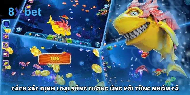 Cách xác định loại súng tương ứng với từng nhóm cá