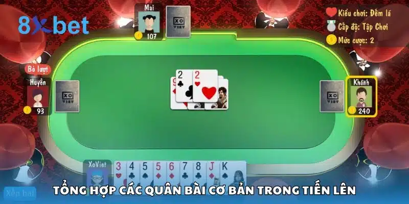 Tổng hợp các quân bài cơ bản trong tiến lên